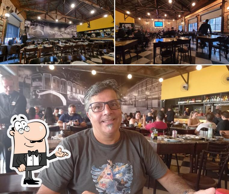 O interior do Restaurante Imperial