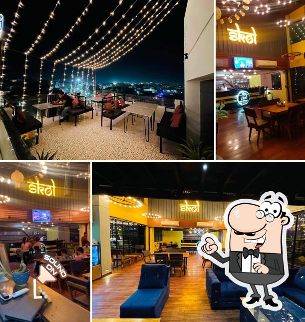 Check out how SKOL Rooftop Cafe - Best Cafe in Jodhpur - Best Rooftop Restaurant in Jodhpur looks inside