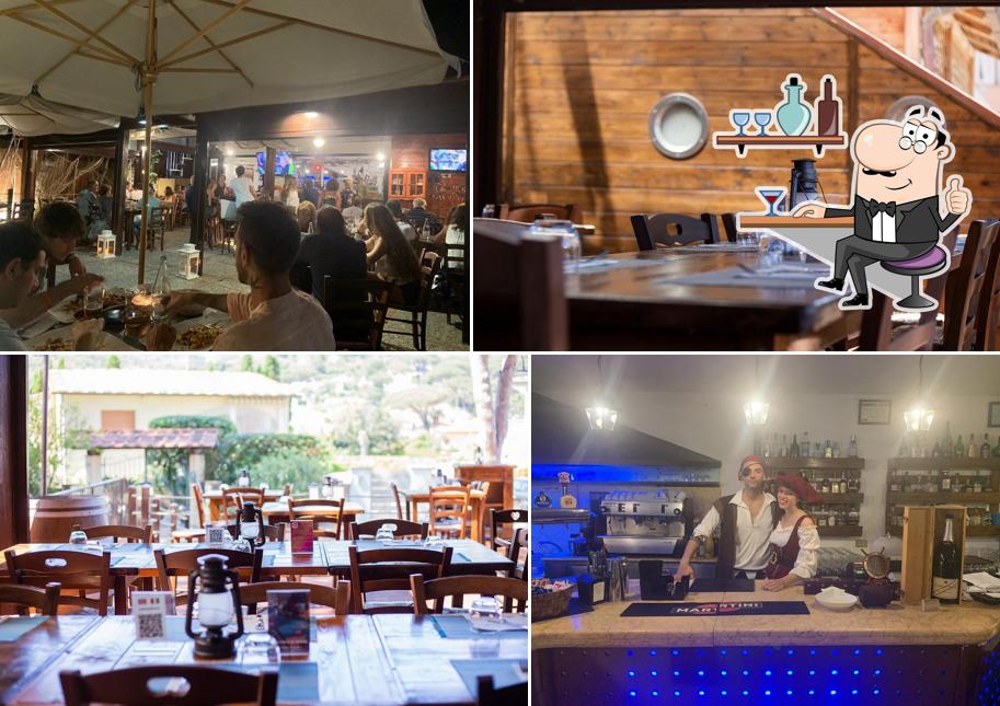 Gli interni di Blue Bandit Gli interni di Blue Bandit