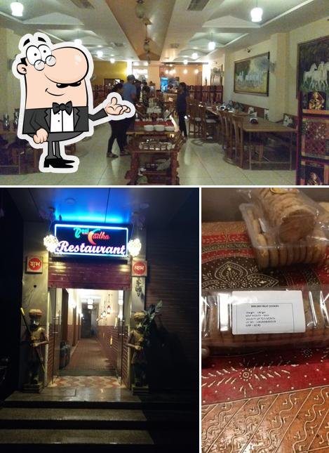 Take a seat at one of the tables at Desi Tadka (DT)