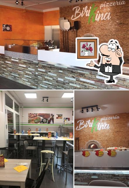 Gli interni di Pizzeria Birikina