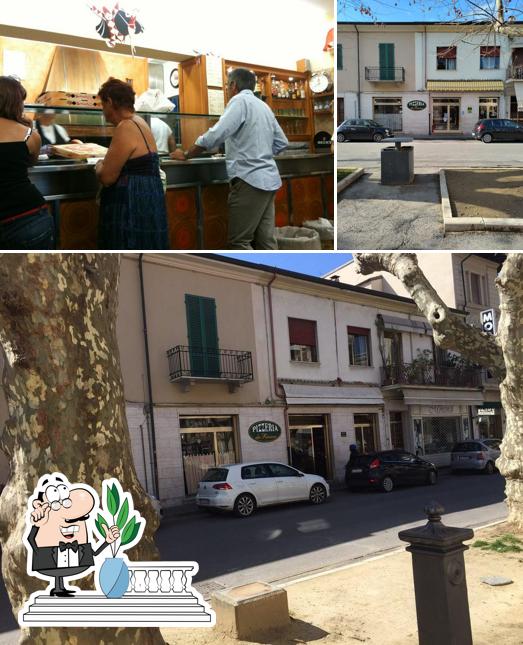 Gli esterni di Pizzeria da Rizieri