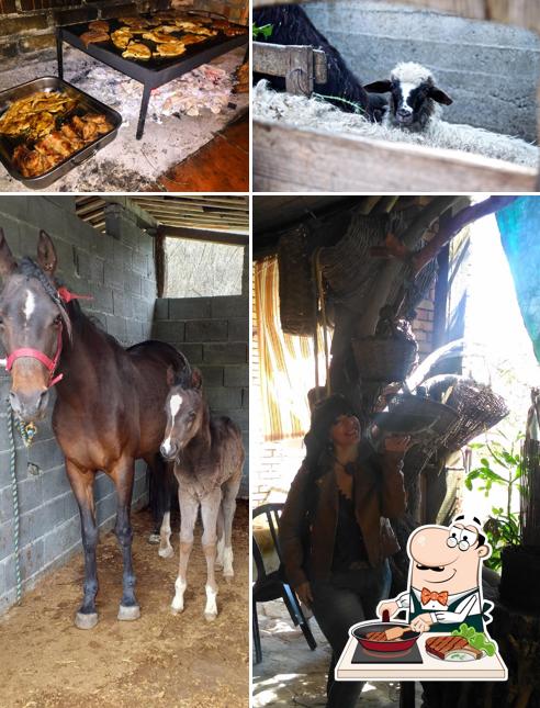Prova i piatti di carne a Agriturismo LE GROTTE di Caridi Carmela Fortunata