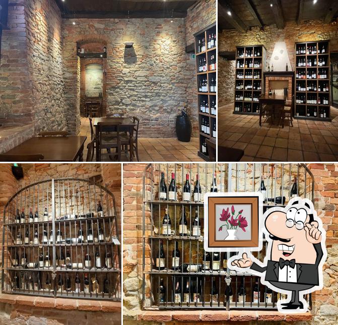 Gli interni di CASA GIUSEPPE GABETTI Cucina e Vino di Langa
