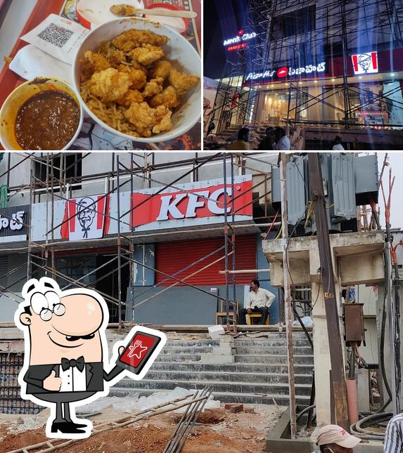 The restaurant's exterior and meat