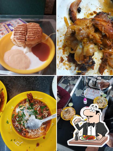 Food at Mughal darbar family restaurant