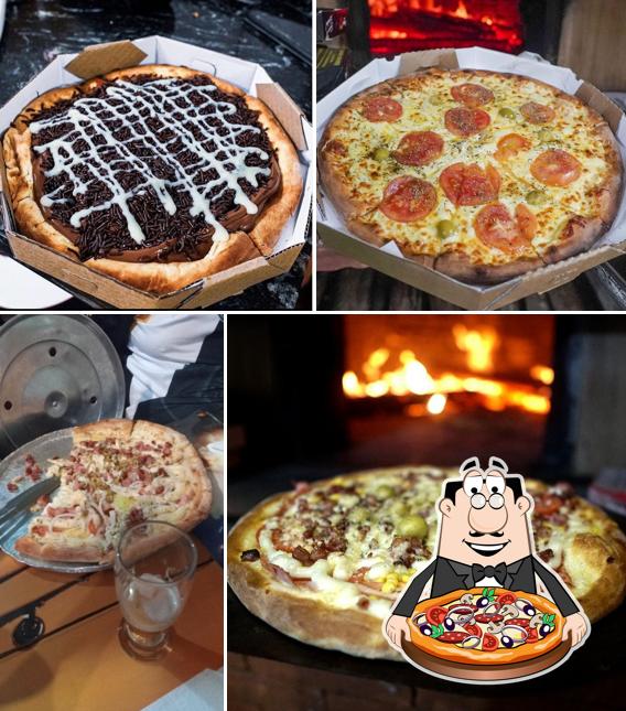 No Villa Pizza Delivery, você pode provar pizza