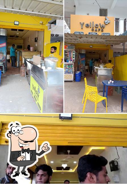 The interior of Yellow Café