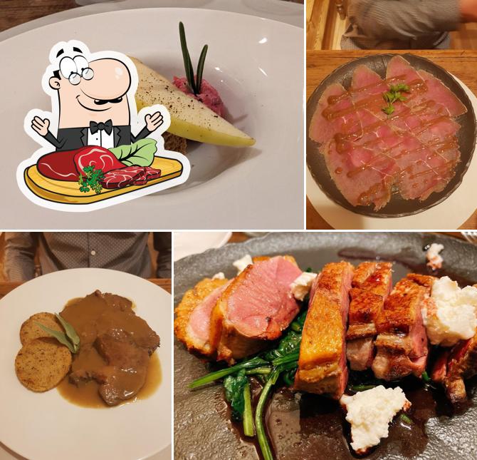 Prenditi i piatti di carne a la ferme gourmande