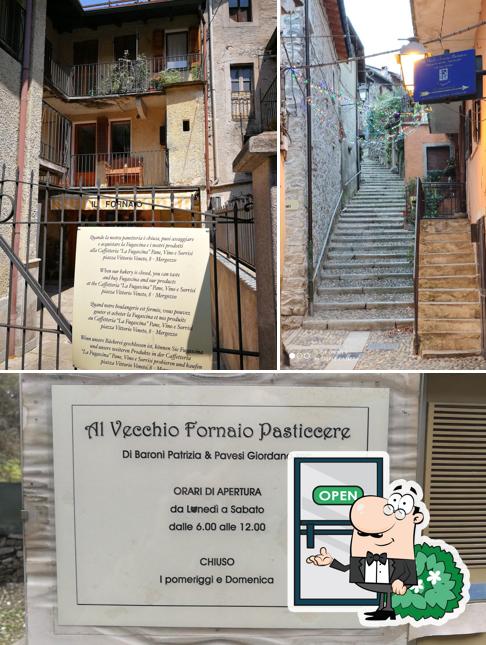Goditi la vista dall'area esterna di Al Vecchio Fornaio Pasticcere S.n.c
