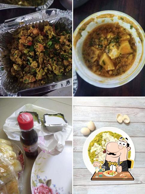 Food at Baba omlet Center