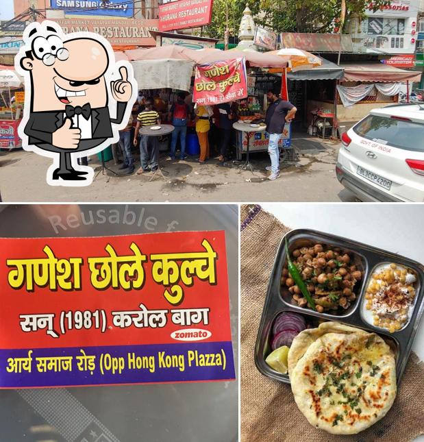 Here's a picture of Ganesh Chhole Kulche