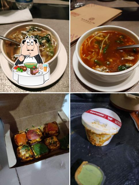 Hot and sour soup at Marasim