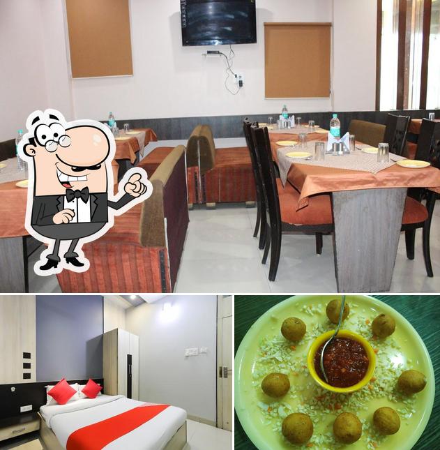 The image of interior and meat at OYO 3341 Hotel Malwa Country