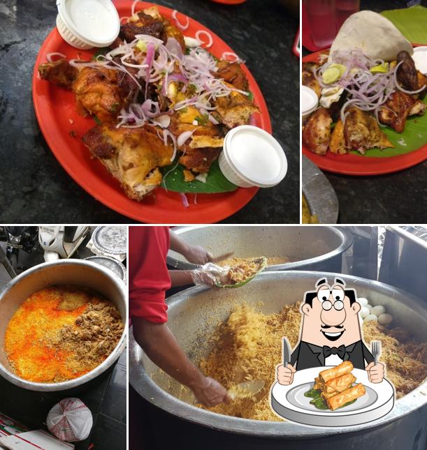 Spring rolls at SS Hyderabad Biryani, Kolathur