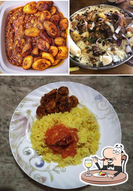 Meals at The Mughals Family Restaurant