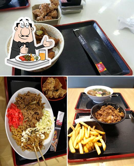 Platos en Sukiya Barra Funda