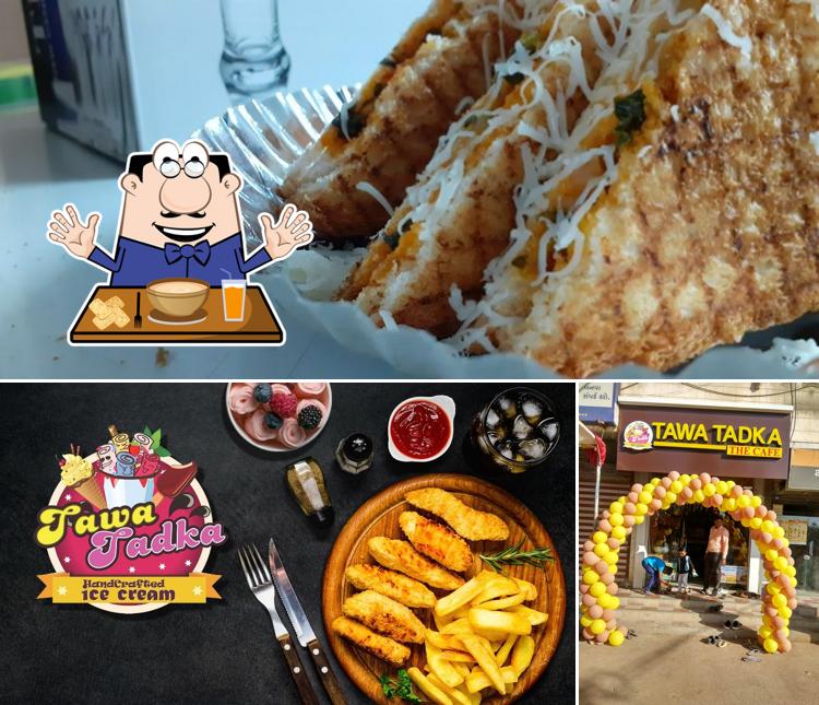 The picture of food and exterior at Tawa Tadka Amreli - Best Cafe, Coffee Shop, Ice Cream Parlour, Fast Food In Amreli