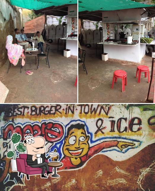 Take a look at the photo displaying interior and food at Meera Family Restaurant & Juice Bar
