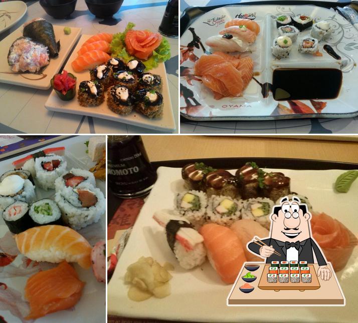 Rolos de sushi são oferecidos por Hot and Roll - Boulevard Londrina Shopping