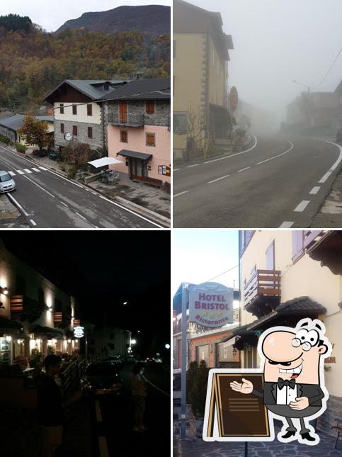 Goditi la vista dagli esterni di Hotel Bristol