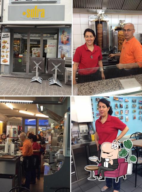 Dai un'occhiata agli interni di La Sofra