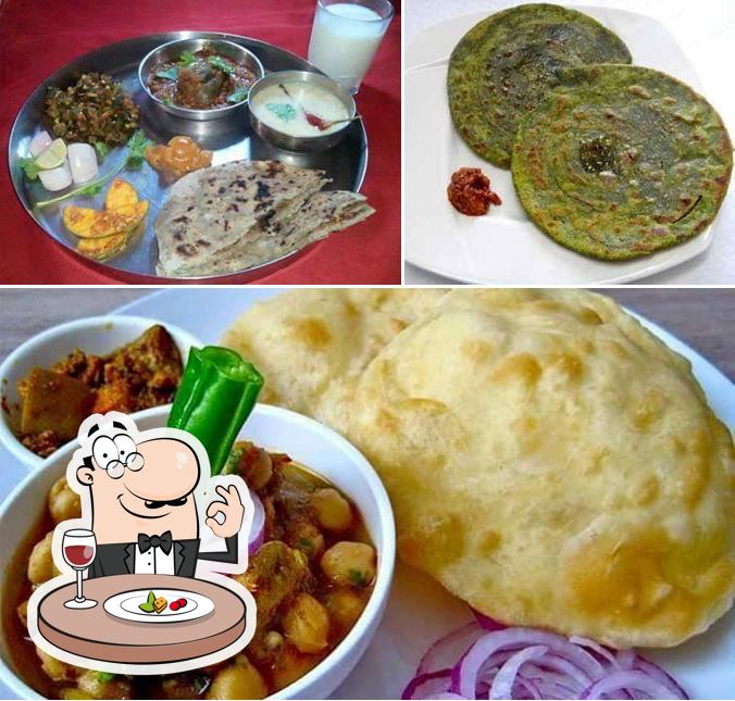 Meals at Prajapati Paratha Haush