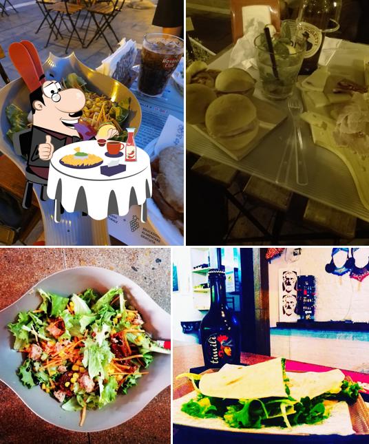 Piatto di formaggi al Amici lounge bar