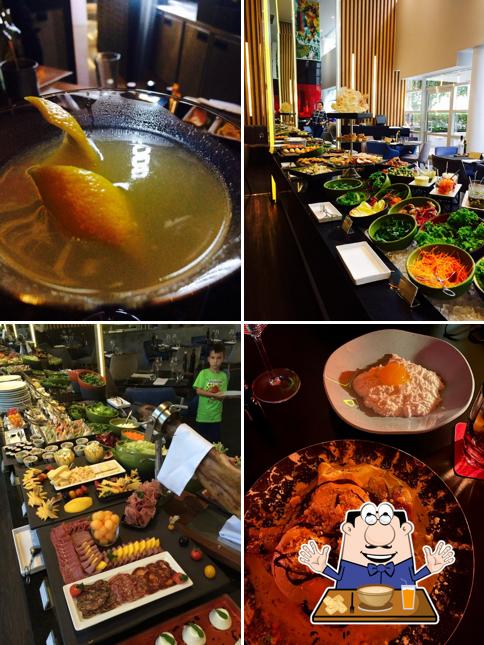 Comida em HUB Food Art Lounge