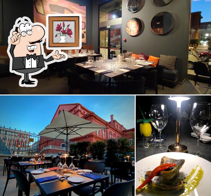 Gli interni di RIVA Restaurant
