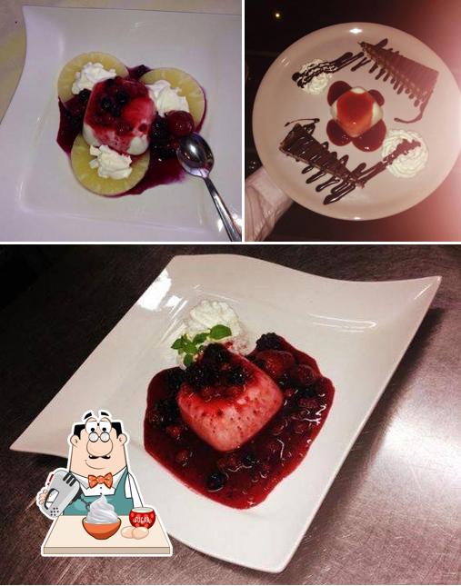 Restaurant Antiqua serve un'ampia varietà di dolci