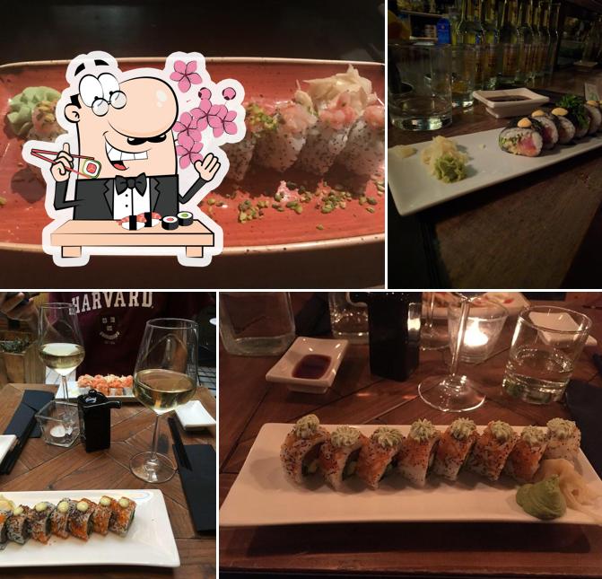 Ordina le varie opzioni di sushi