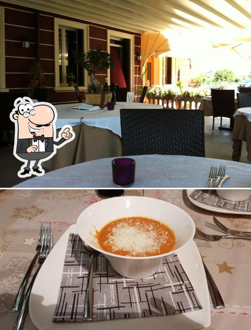 Gli interni di Hostaria Paoli