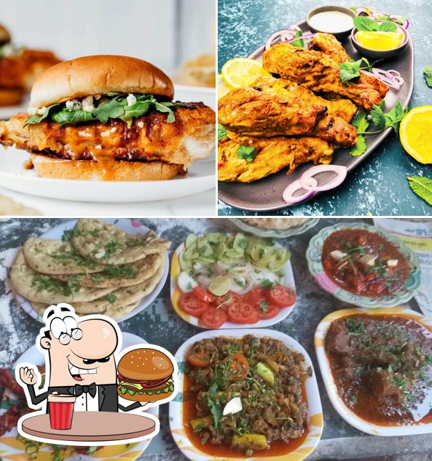 Try out a burger at Hotel RajDarbar