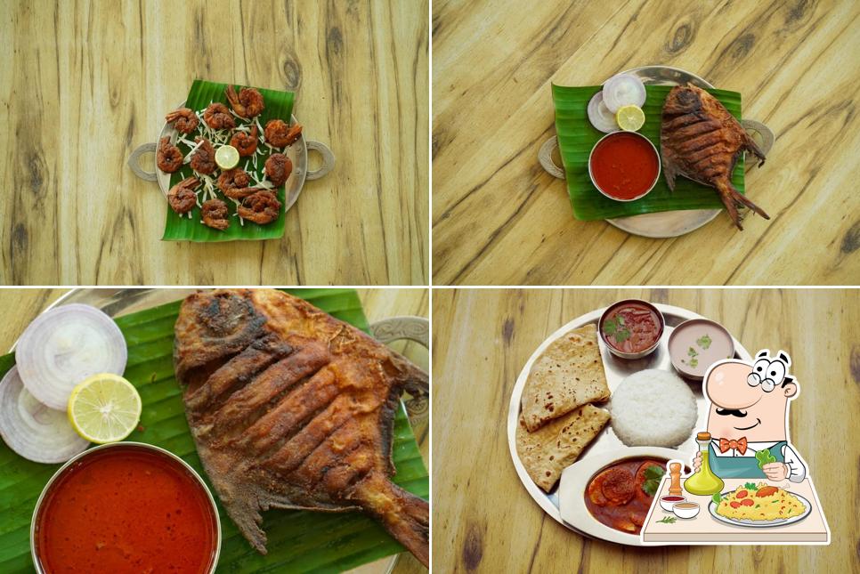 Food at Sai Prabha Lodge and Khanaval