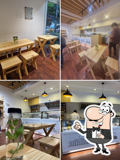 The interior of The Baking Society - Keeranatham