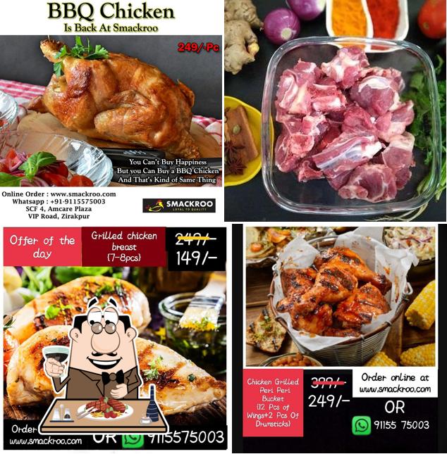 Order meat meals at SMACKROO