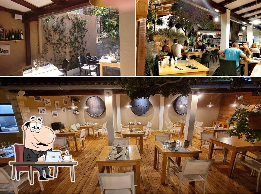 Gli interni di Restaurant Stajun Hvar