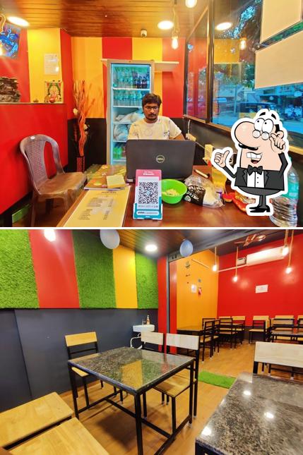 The interior of BIRYANI NILAYA