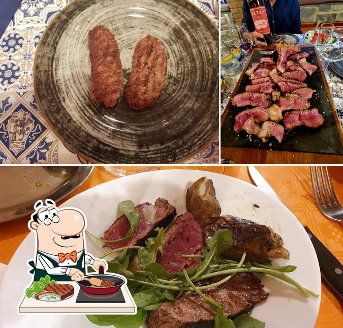 Pasti a base di carne vengono serviti a Da Fernando Ristorante Pizzeria
