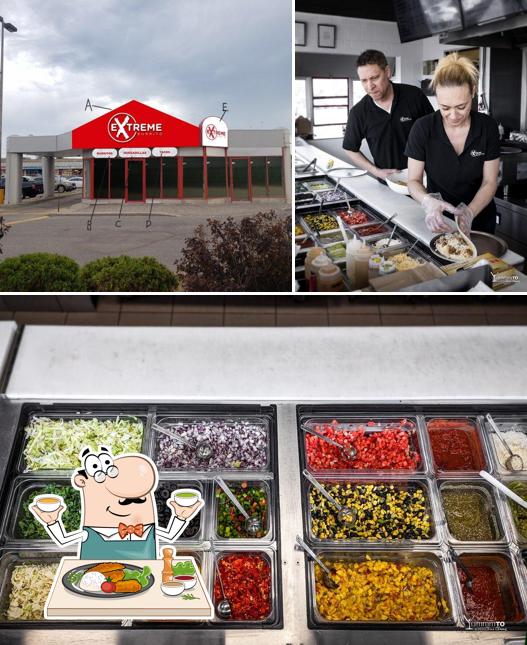 Nourriture à Extreme Burrito