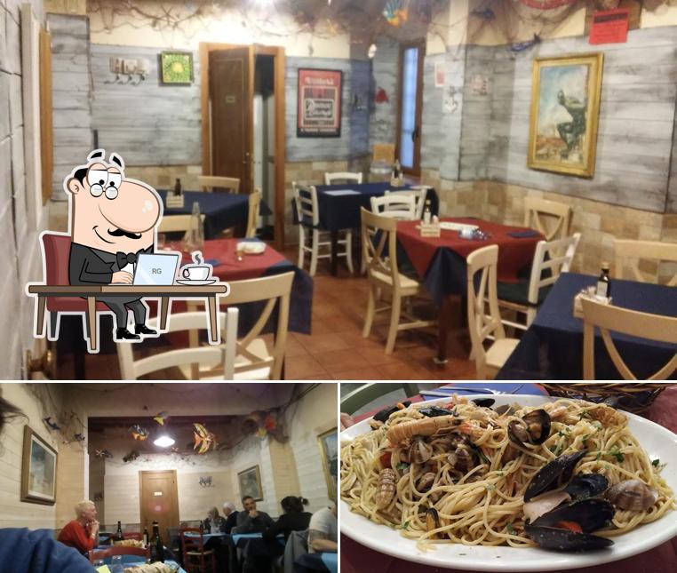 Stuzzicheria di Mare RISTORANTE PESCHERIA GASTRONOMIA si caratterizza per la interni e cibo