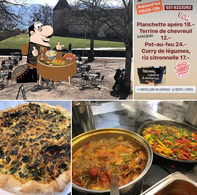 Cibo al Le Resto by Hostellerie du Château