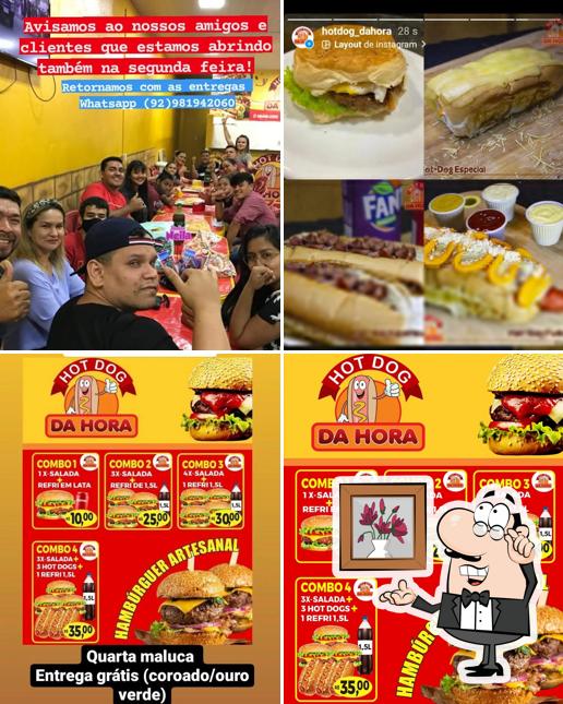 O interior do HOT DOG DA HORA