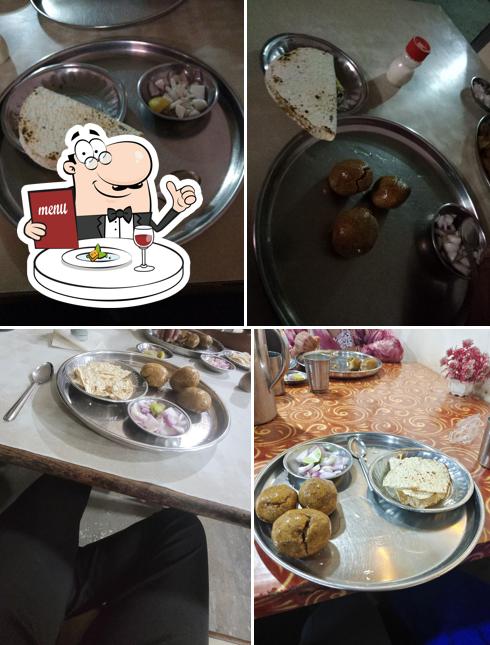 Food at Hanumanji Dal Bati