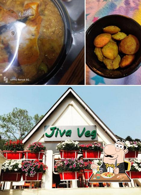 Check out the image displaying food and interior at Jiva Veg