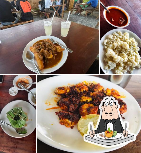 Food at The Mud Cafe