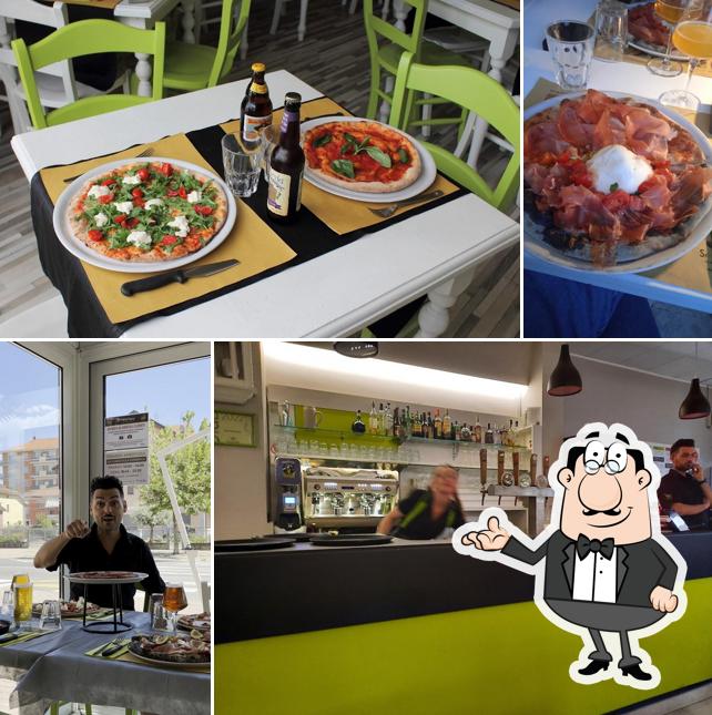 Gli interni di Sfarinando Pizzeria - Settimo Torinese