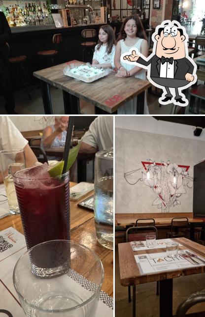 La immagine di interni e tavolo da pranzo da Tacito