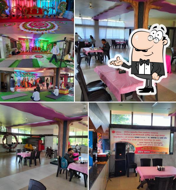 The interior of Hotel Maratha